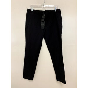 NWT Noel Asmar Casual Dress Straight Leg Pants Black Womens Size 14